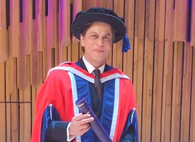 Shah Rukh Khan received Honorary Doctorate Degree from University of Law in London